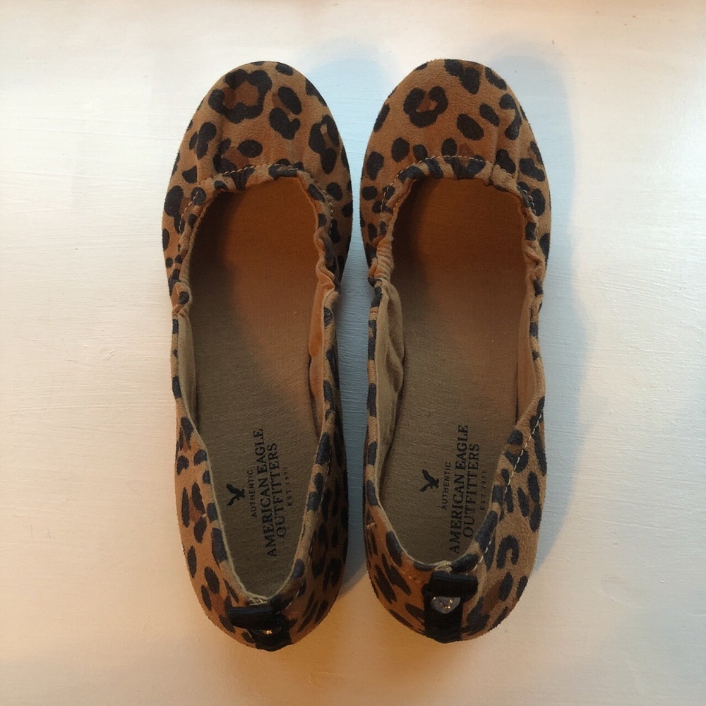 Cheetah print flats